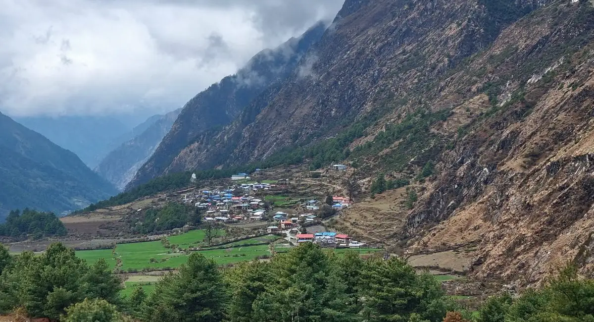 Village in Tsum Valley